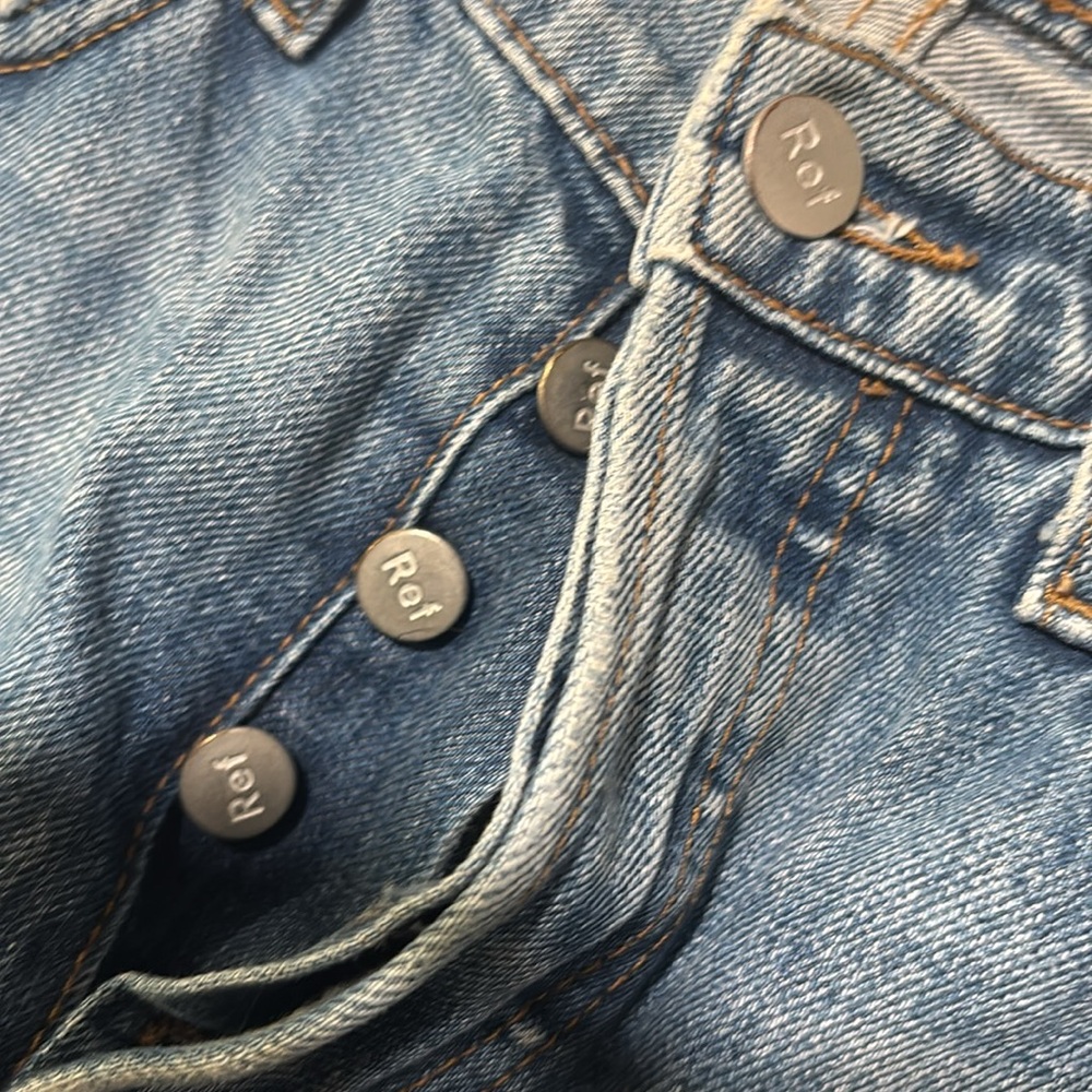 Reformation jord kick flare fly Antique Straight Leg Jeans - Picture 7 of 8